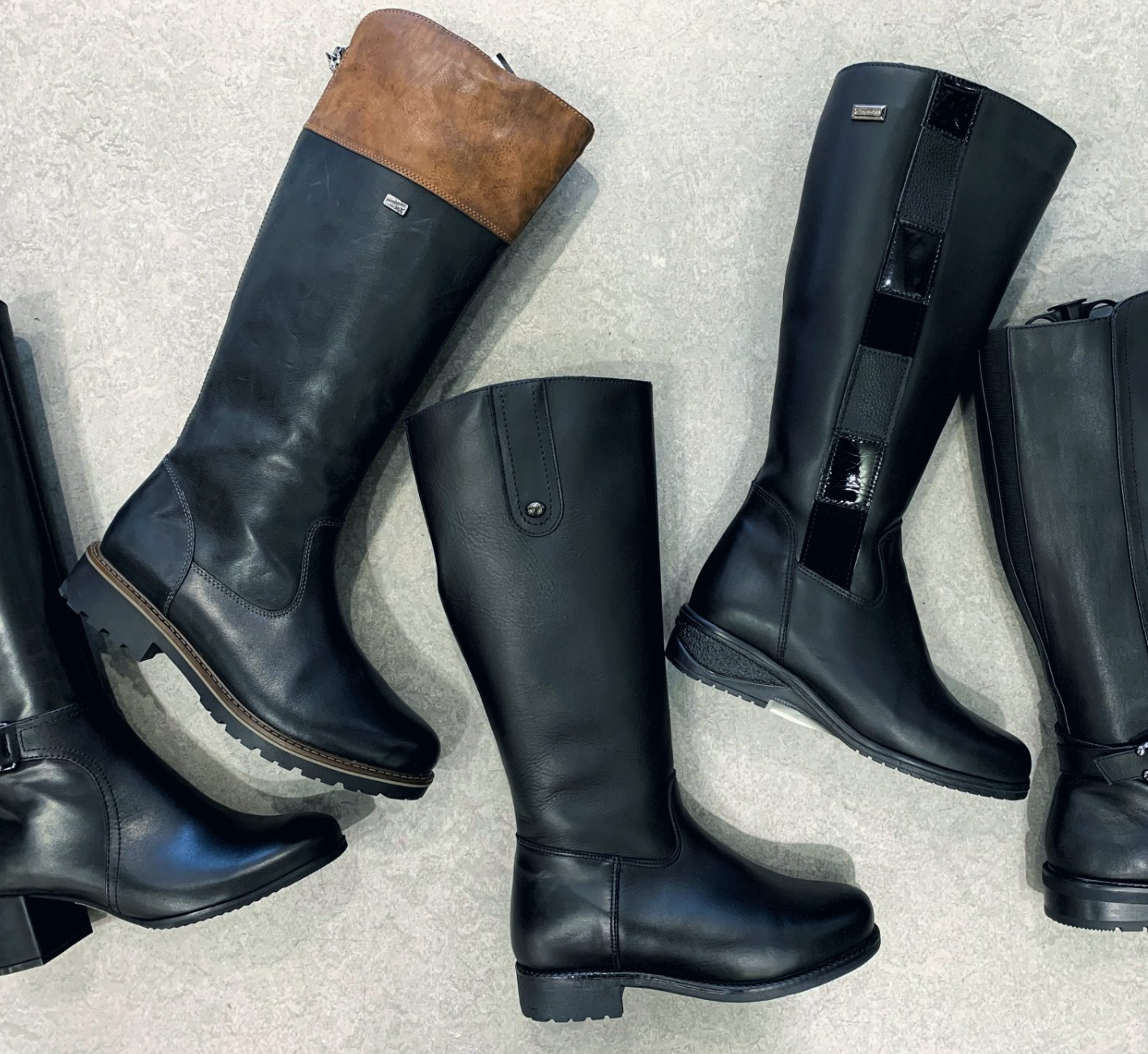 Bottes pour mollets très larges sales