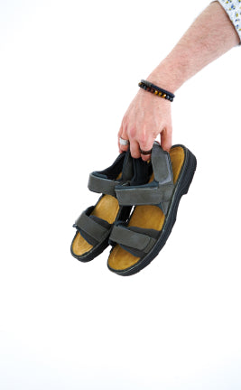 Sandales avec semelles amovible pour hommes